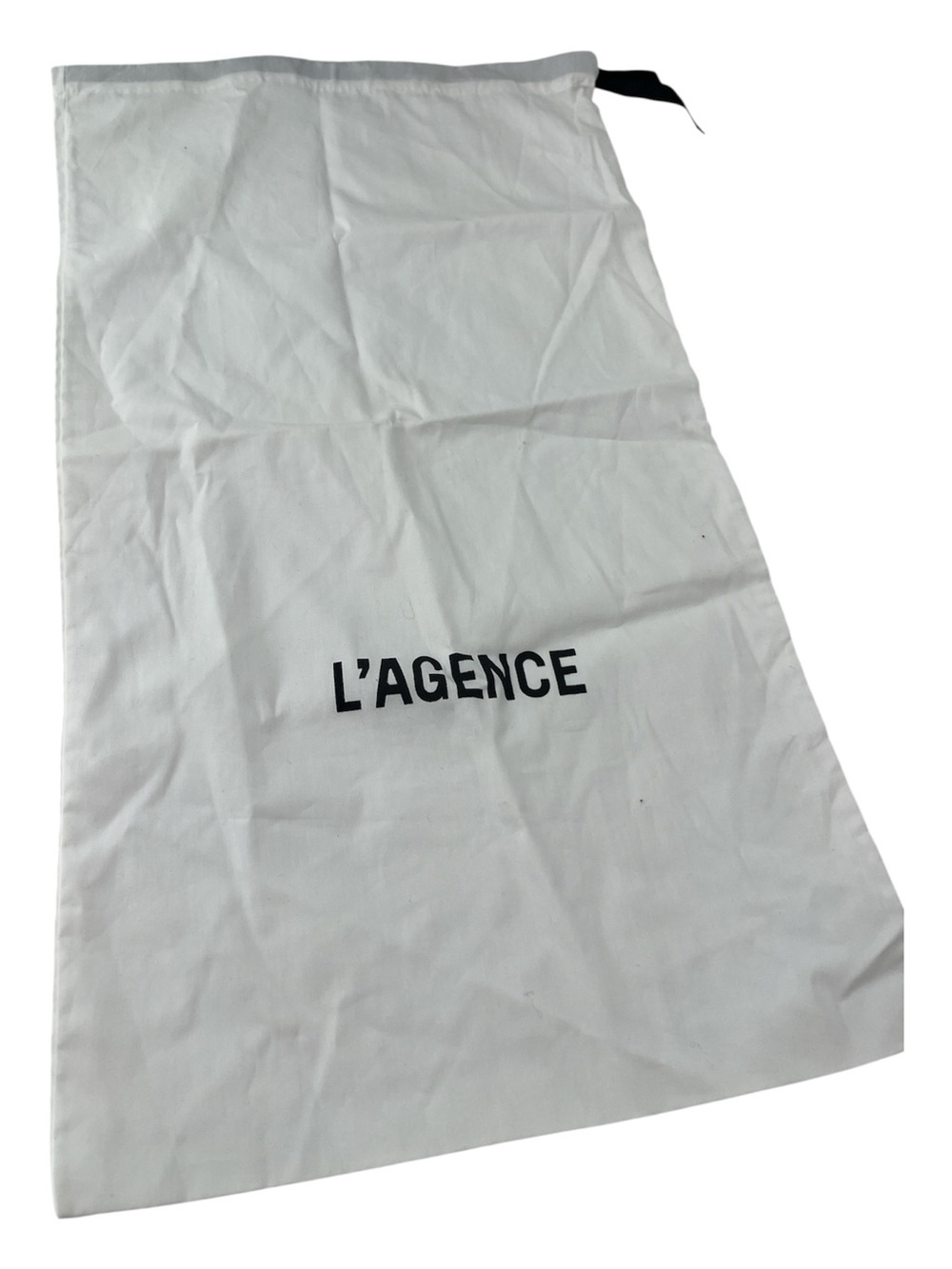 L’Agence Shoe Bag Dust Bag White Black